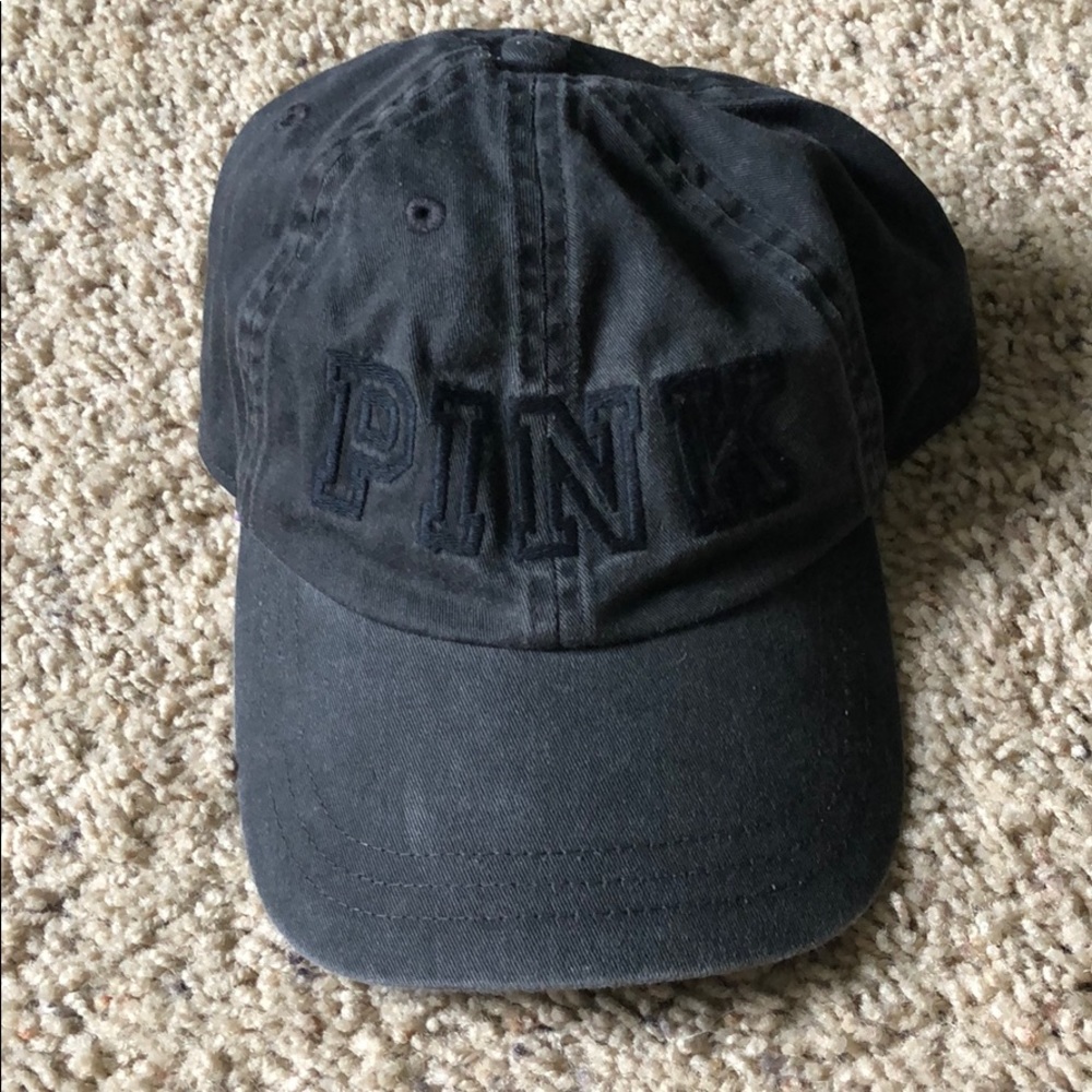 Black pink hat